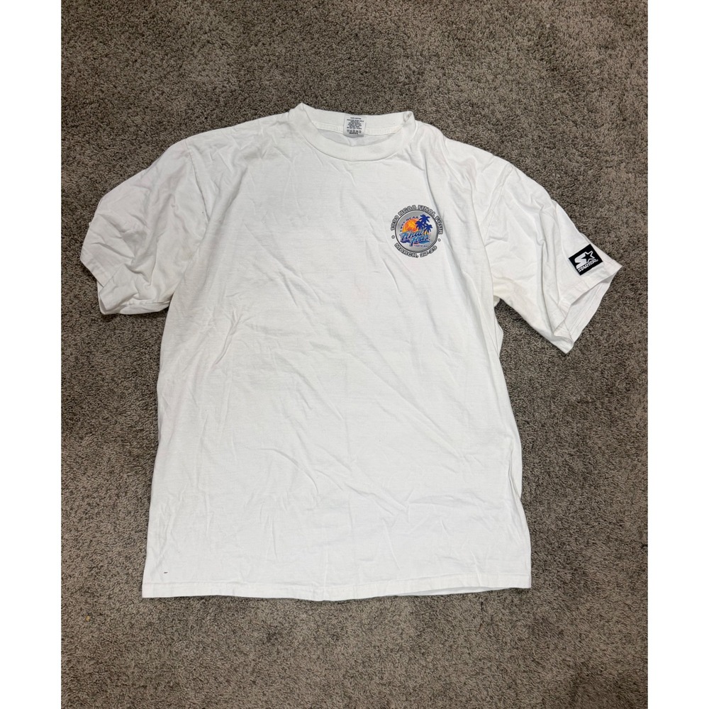 Vintage Starter 1999 NCAA Final Four Tampa Bay T-Shirt Mens Large White